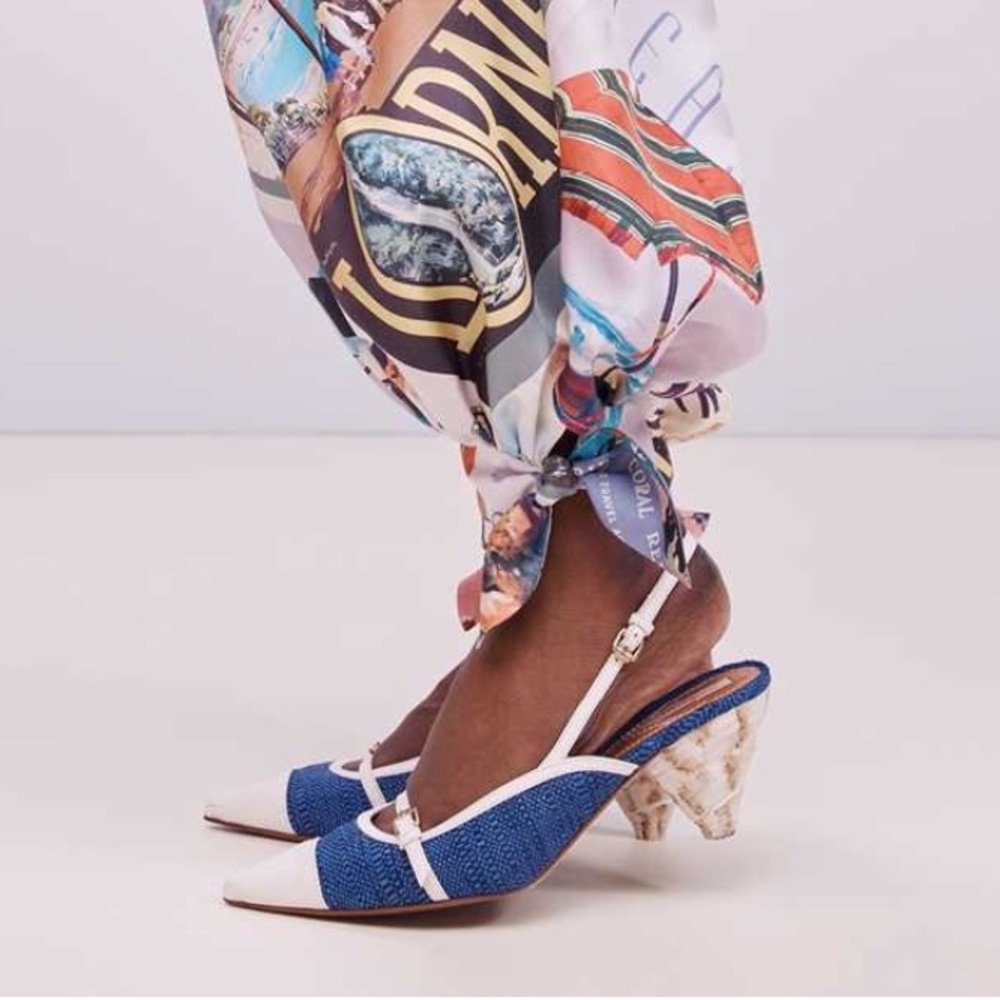 Zimmermann pair of blue and white shoes size 10.or EU. 40.